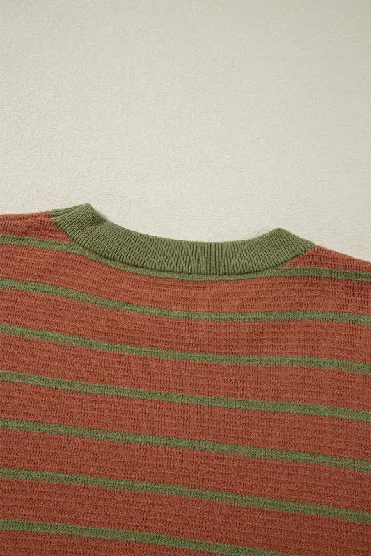 Stripe hug loose fit sweater | women’s sweaters | fashionfitz