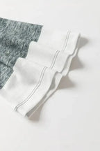 Stripe Oversized Collared Long Sleeve Top - Fashionfitz