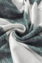 Stripe Oversized Collared Long Sleeve Top - Fashionfitz