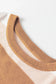 Striped Knit Loose Sweater - Fashionfitz