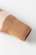 Striped Knit Loose Sweater - Fashionfitz