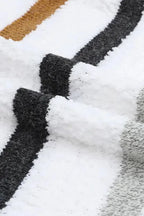 Striped Popcorn Knit Sweater - Fashionfitz