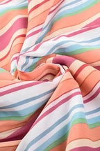 Striped Smocked Waist Wide Leg Pants - Fashionfitz