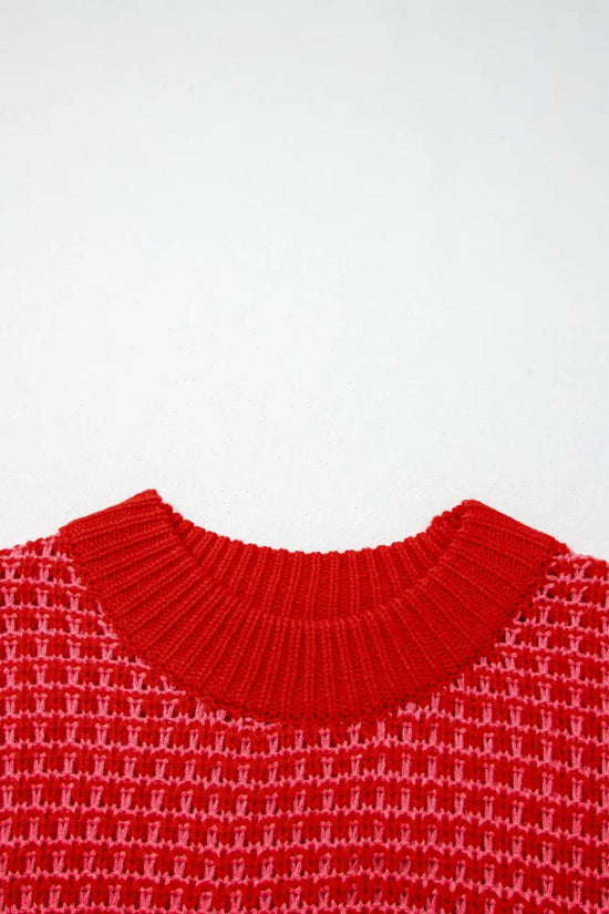 Striped soft‑knit slouchy jumper for women | fashionfitz