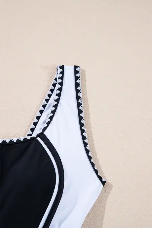 Stylish monochrome swimsuit by fashionfitz