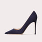 Suede chic stiletto pumps - navy 10 cm / 35