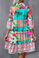 Summer chic mini dress - relax relax in a colorful, patterned mini dress with bold designs