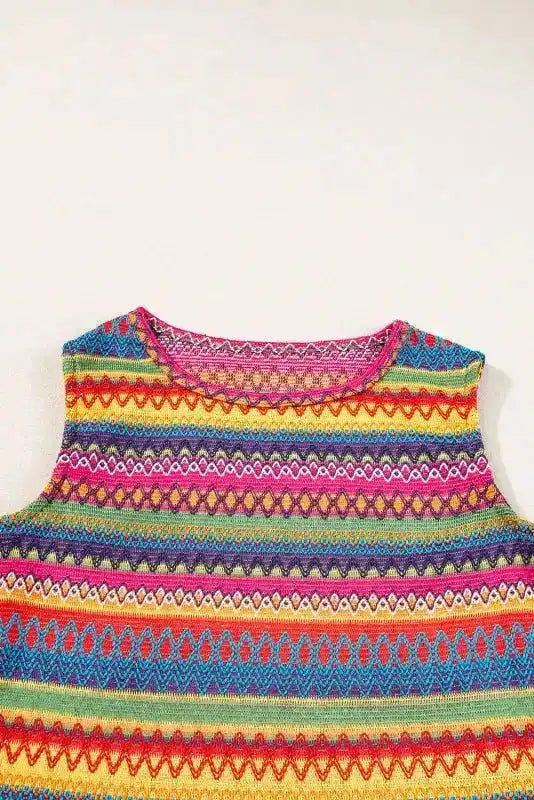 Sunbeam Mosaic Tank Top - Fashionfitz
