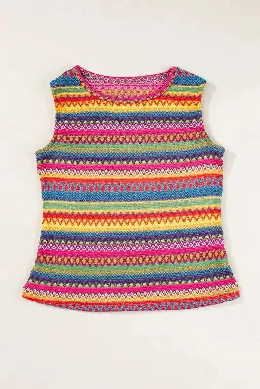 Sunbeam Mosaic Tank Top - Fashionfitz