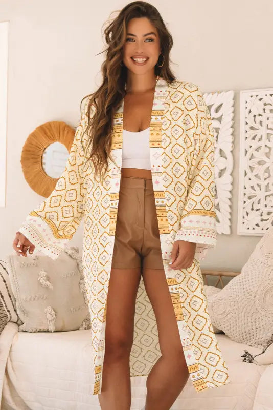 Sunset boho kimono