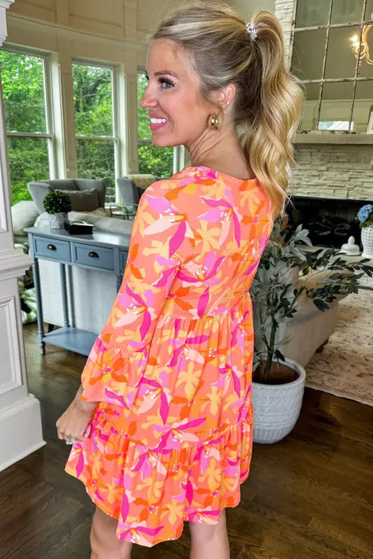 Sunset ruffle elegance dress | mini dresses | fashionfitz