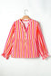 Sunset stripe balloon blouse - chic summer style | fashionfitz