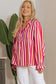 Sunset stripe balloon blouse - chic summer style | fashionfitz