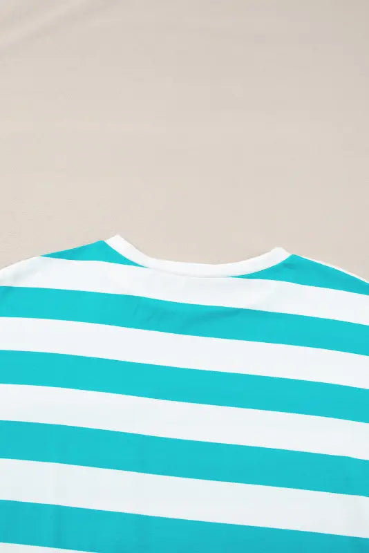 Sunset stripe pocket tee - tops/tops & tees