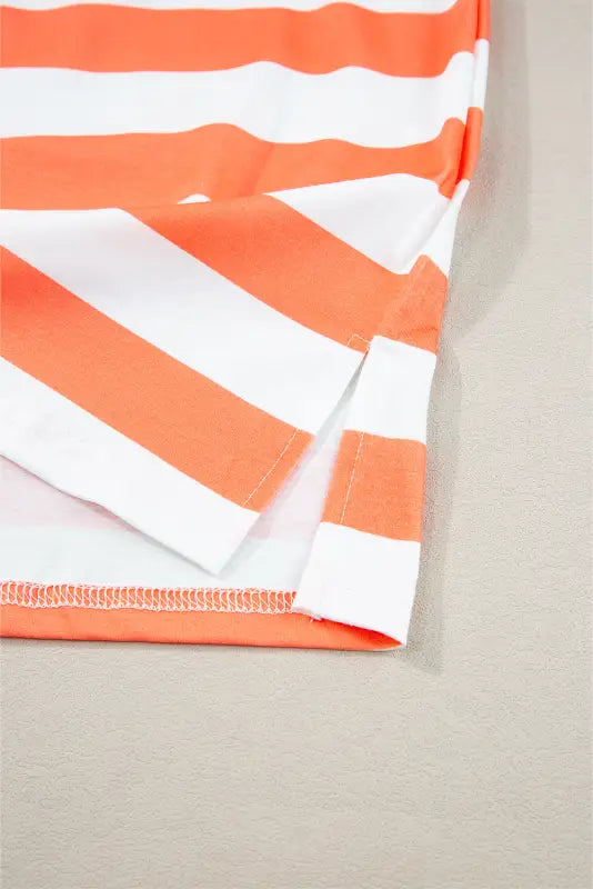 Sunset stripe pocket tee - tops/tops & tees