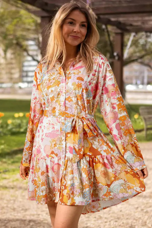 Sunshine flora ruffle dress | summer dresses | fashionfitz