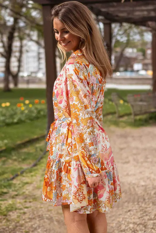 Sunshine flora ruffle dress | summer dresses | fashionfitz