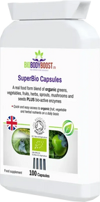 SuperBio Capsules - Vegan Organic Greens Blend - Fashionfitz