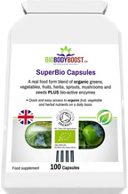SuperBio Capsules - Vegan Organic Greens Blend - Fashionfitz