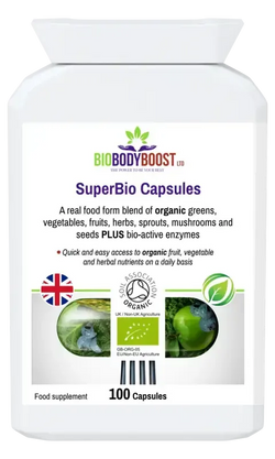 SuperBio Capsules - Vegan Organic Greens Blend - Fashionfitz