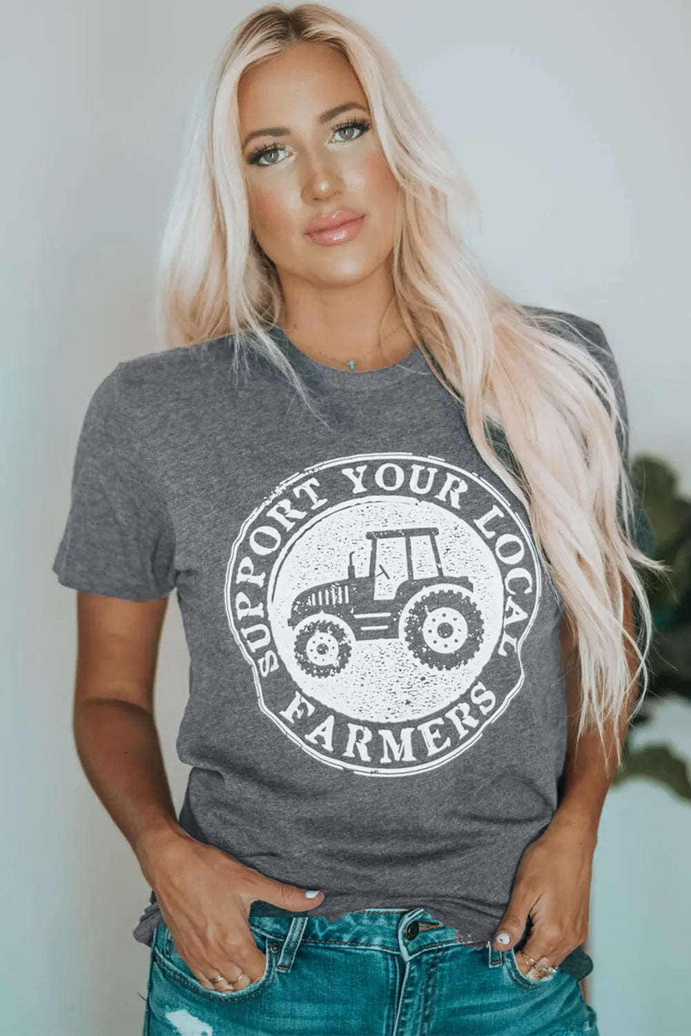 Support your localfarmers graphic tee