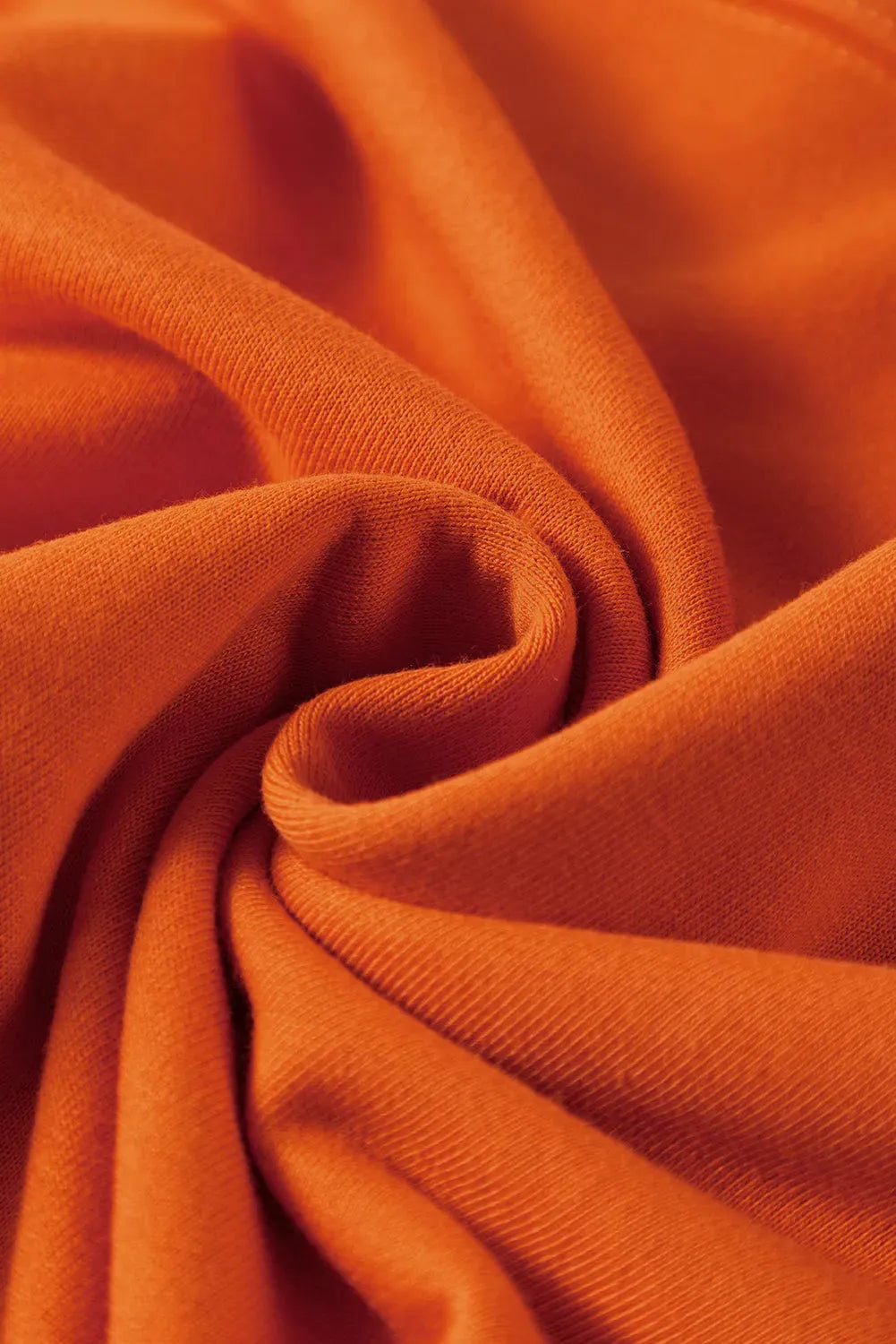 Carrot Fleece Patchwork Side Slits High Low Sweatshirt - Fashionfitz