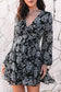 Sweet double layer dress - ruffle hem - black / (us20-22） / 100% polyester - mini dresses