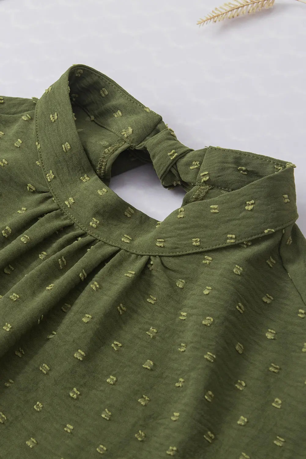 Swiss dot batwing sleeve blouse - tops/blouses & shirts