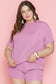 T-shirt and shorts plus size lounge set - loungewear