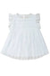 White Ruffled Lace Flowy Tank Top - Fashionfitz