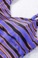 Tankini swimsuit - purple stripes lacing - tankinis