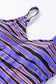 Tankini swimsuit - purple stripes lacing - tankinis