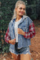 Tartan tryst denim jacket | women’s outerwear | fashionfitz