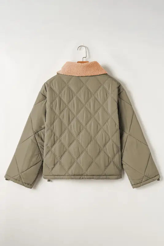 Teddy quilted puffer jacket