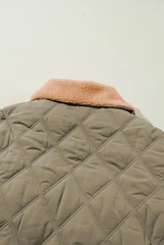 Teddy quilted puffer jacket