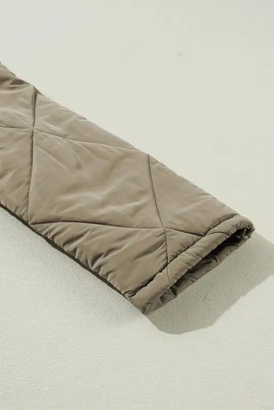 Teddy quilted puffer jacket