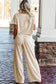 Tee & pants set - loose white raw hem - two piece sets