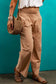 Terra firma clay smocked waist pants