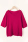 Textured knit drop shoulder tee - t-shirts