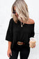 Textured knit drop shoulder tee - t-shirts