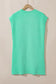 Textured t-shirt dress - mint green cap sleeve - dresses/t shirt dresses