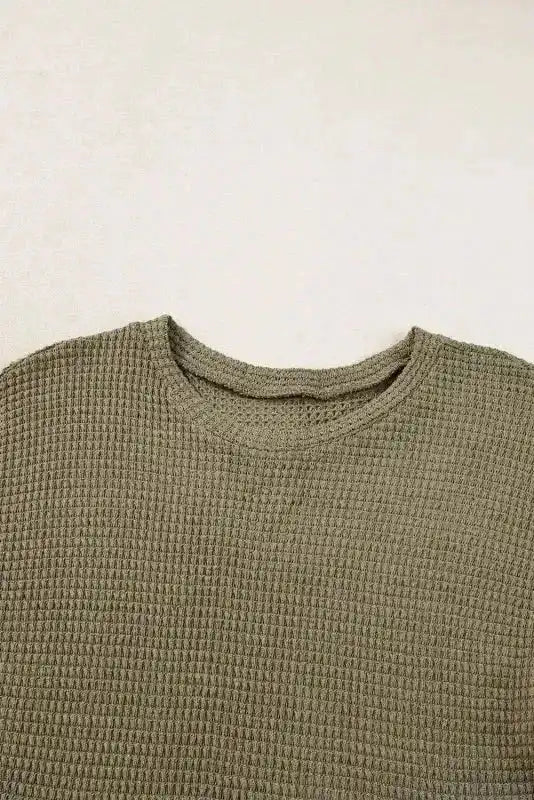 Textured Two Piece Shorts Set - Fashionfitz