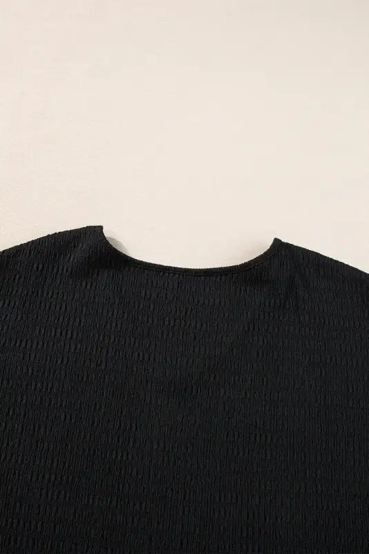 Textured v-neck t-shirt - t-shirts