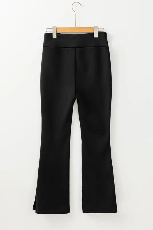 Thermal Lined Flared Pants 09