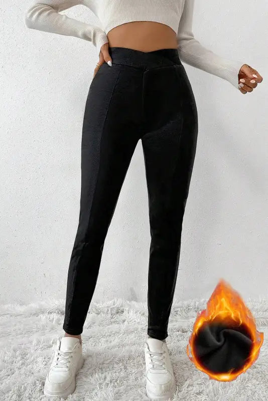 Thermalfit cross-waist leggings