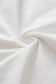 White Colorblock Star Patched Half Sleeve Oversized Tee - Fashionfitz