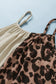 Khaki Leopard Strap Tank Top - Fashionfitz