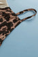 Khaki Leopard Strap Tank Top - Fashionfitz