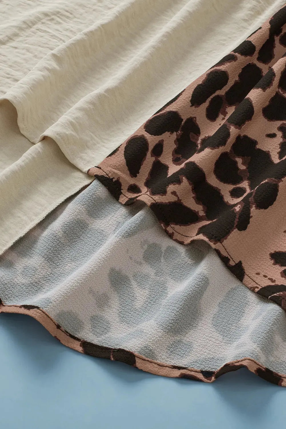 Khaki Leopard Strap Tank Top - Fashionfitz