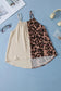 Khaki Leopard Strap Tank Top - Fashionfitz